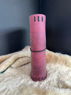 Kožený zápisník A5 - Ružová - Pink Dracula - Dlhá verzia