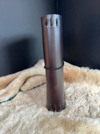 Kožený zápisník A5 - Hnedá - Brown Dark - dlhá verzia