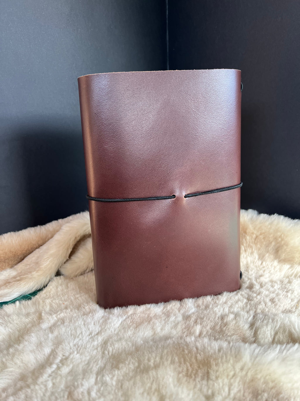 Kožený zápisník A5 - Hnedá - Brown Chocolate - dlhá verzia