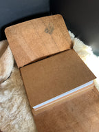 Kožený zápisník A5 - Hnedá - Brown Light - dlhá verzia