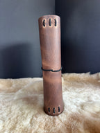 Kožený zápisník A5 - Hnedá - Brown crazy horse dark - krátka verzia