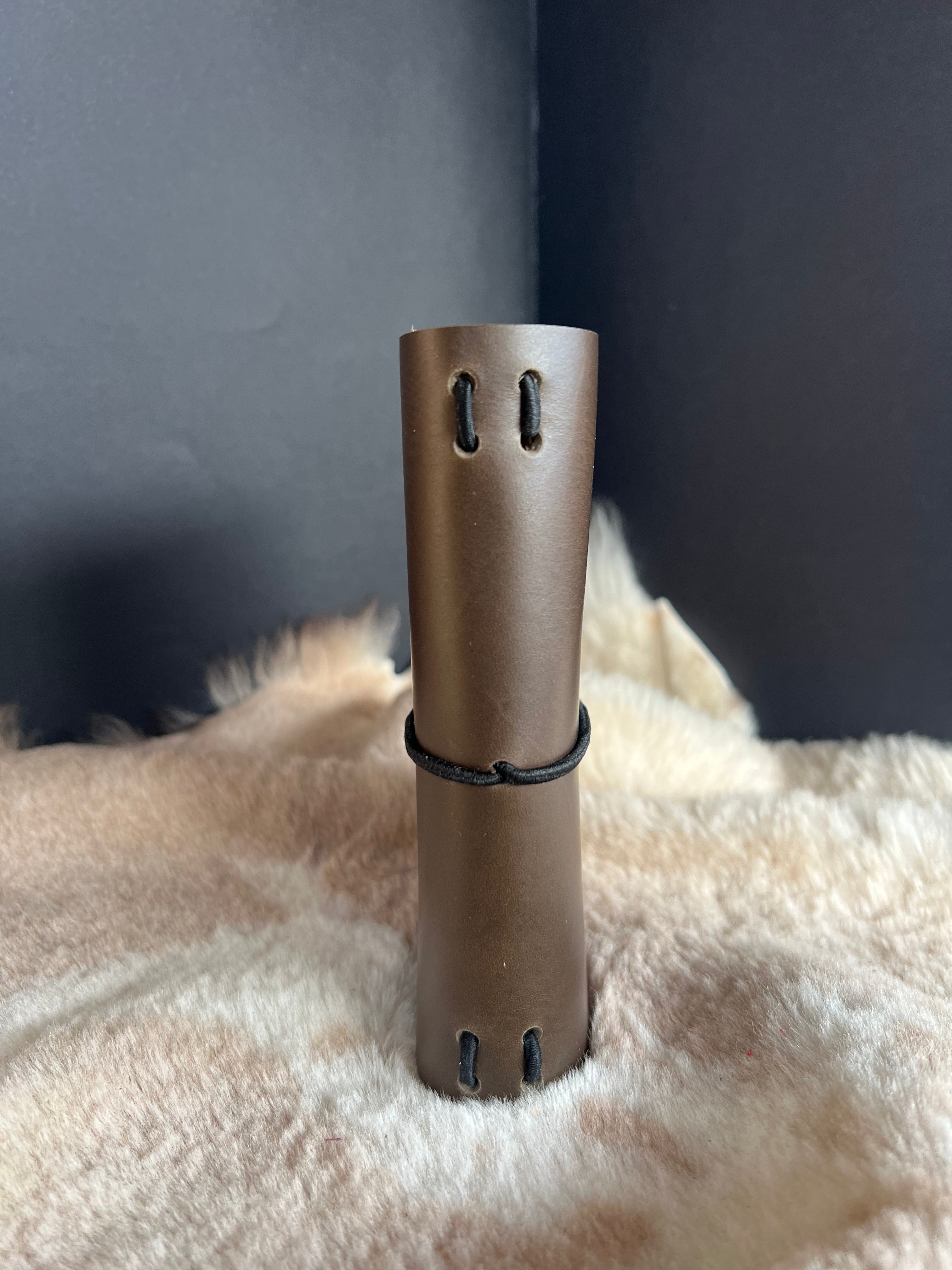 Kožený zápisník A6 - Zelená - Green Dark - krátka verzia