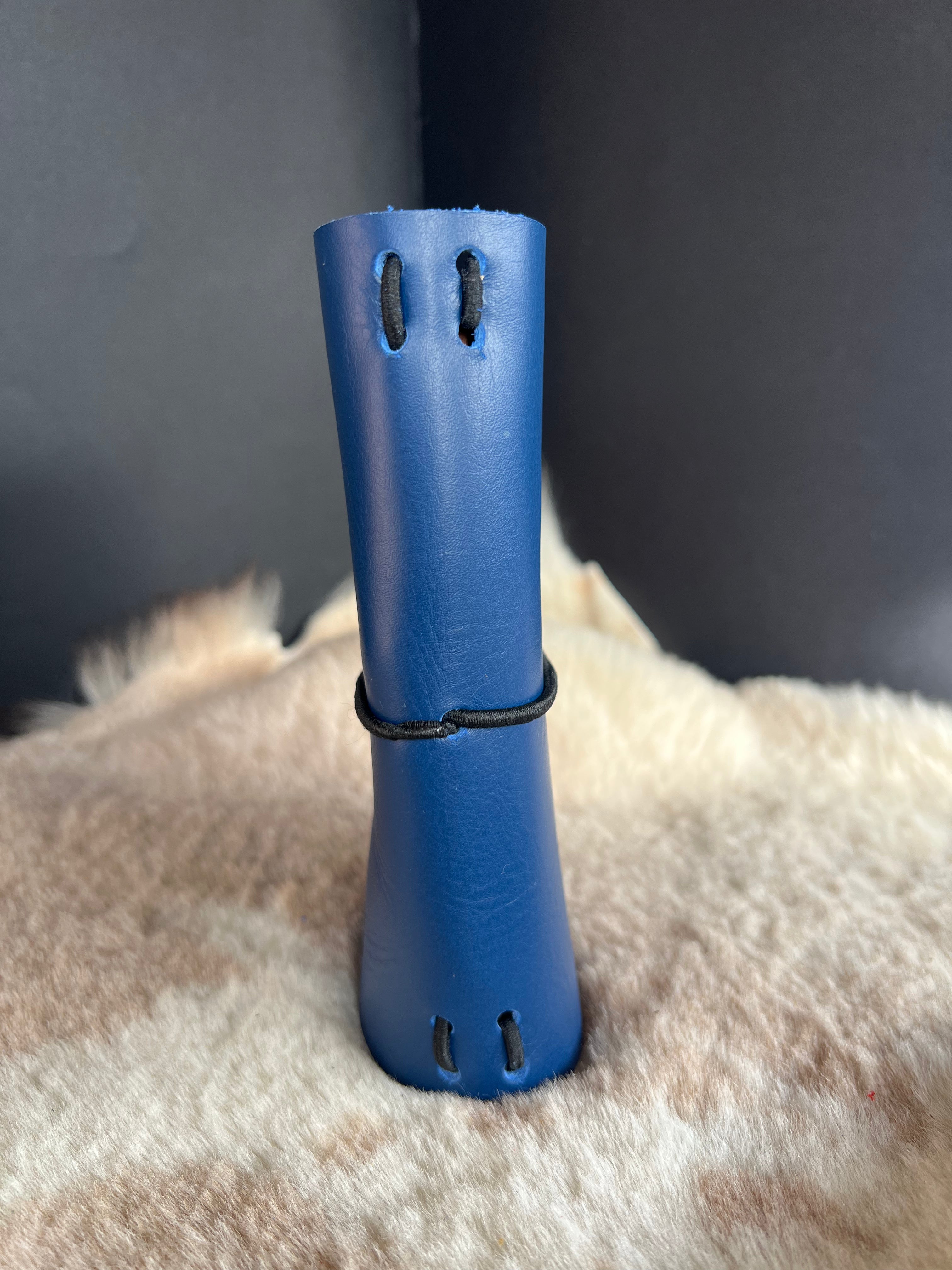 Kožený zápisník A6 - Modrá - Blue Navy - krátka verzia
