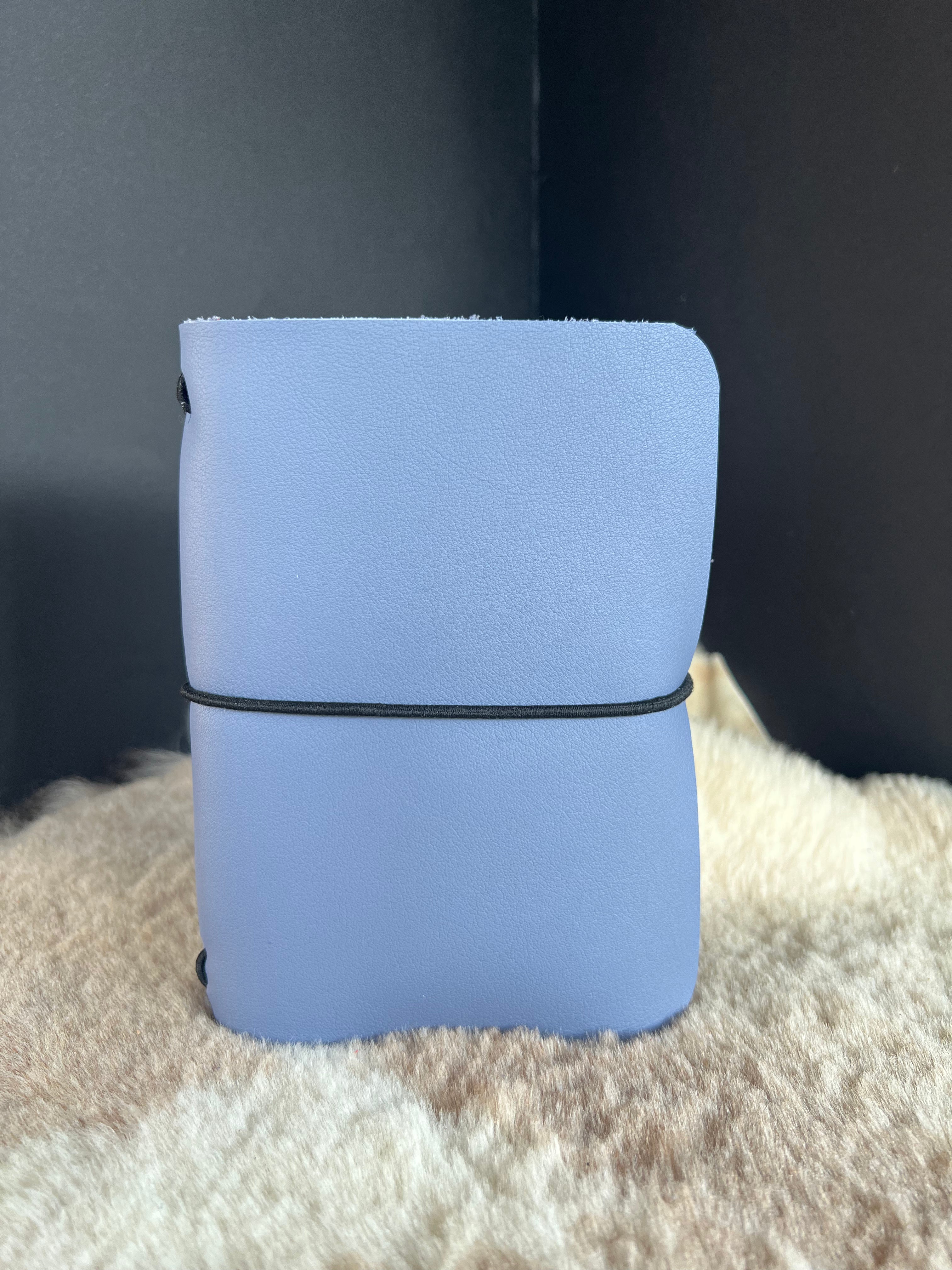 Kožený zápisník A6 - Fialová - Purple Lila - dlhá verzia