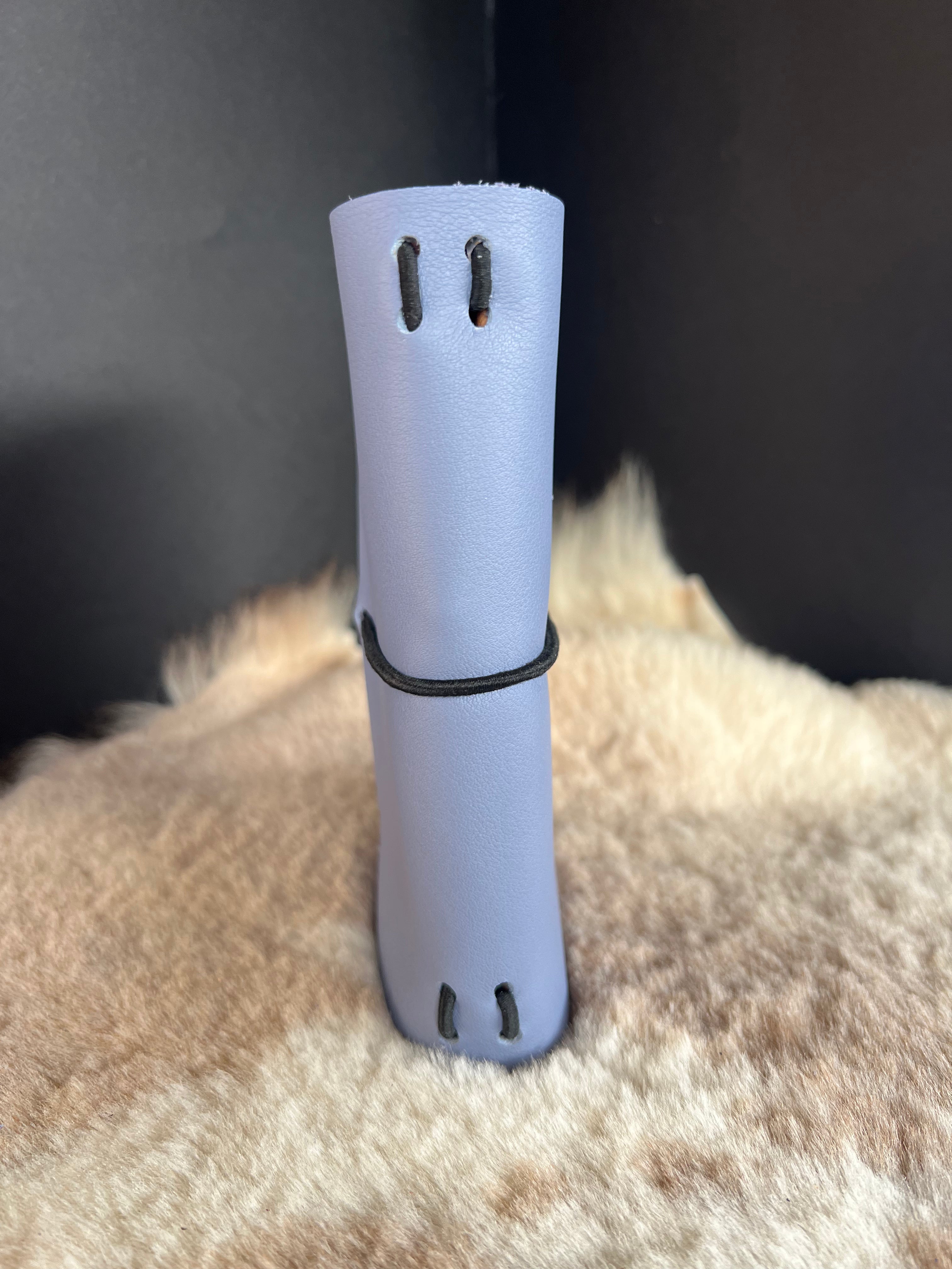 Kožený zápisník A6 - Fialová - Purple Lila - dlhá verzia