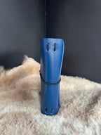 Kožený zápisník A6 - Modrá - Blue Navy - dlhá verzia