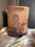 Kožený zápisník A5 - hnedá - LIMITKA - Rambo I. First Blood - krátka verzia