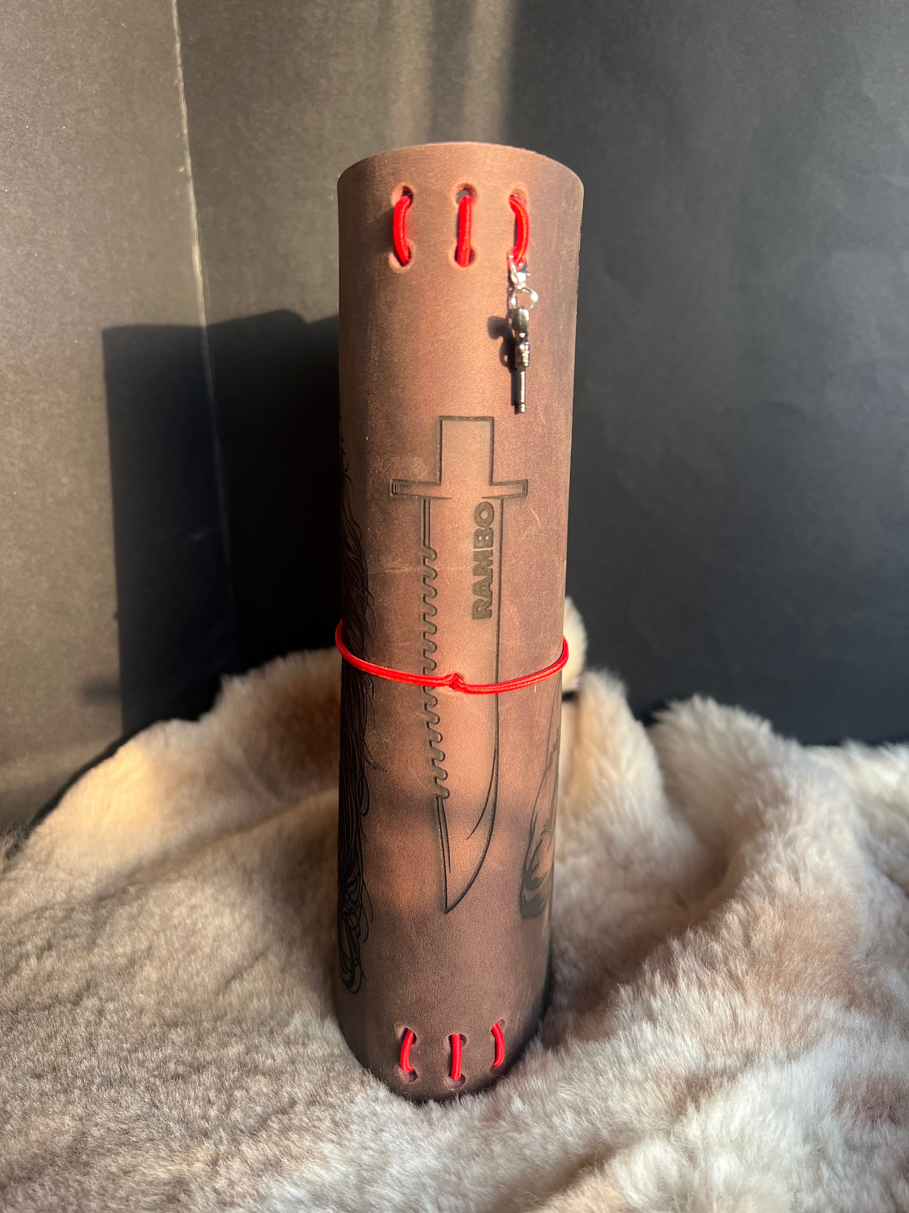 Kožený zápisník A5 - hnedá - LIMITKA - Rambo I. First Blood - krátka verzia