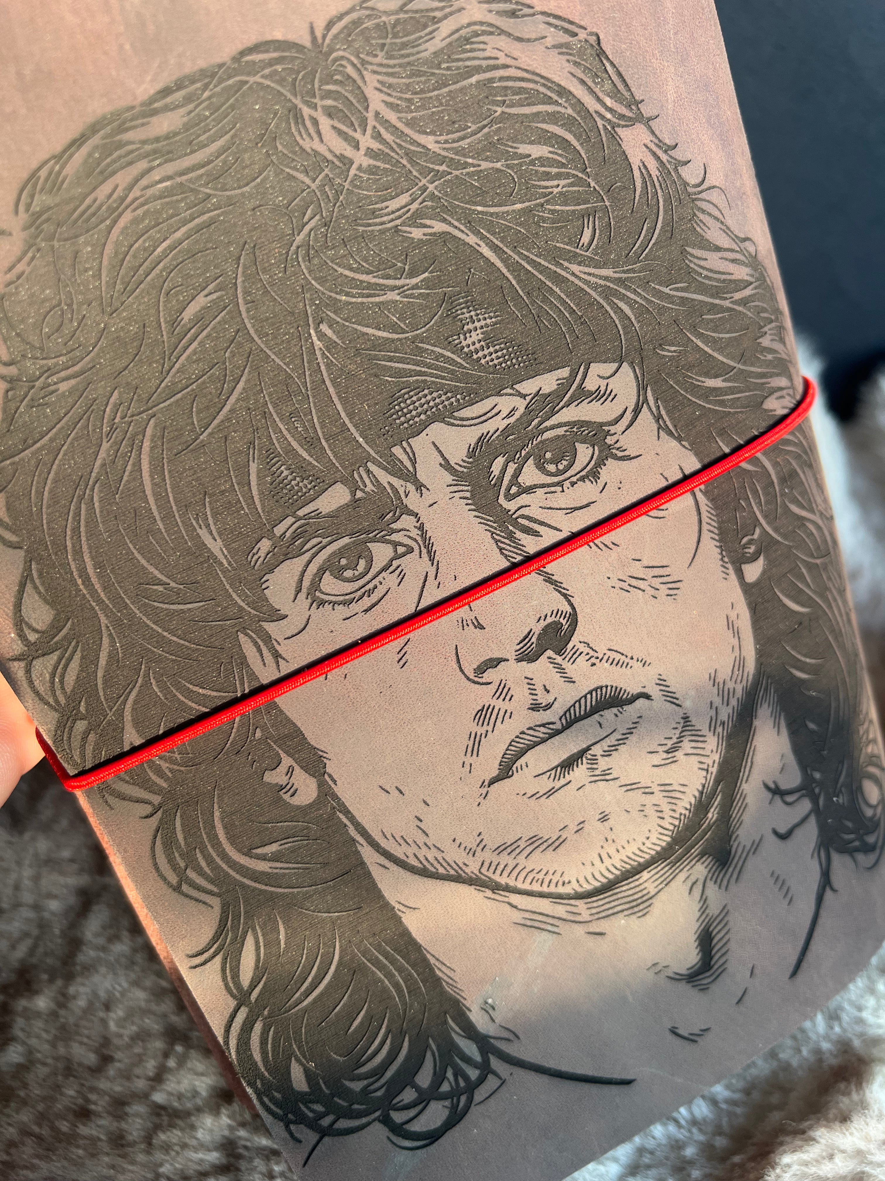 Kožený zápisník A5 - hnedá - LIMITKA - Rambo I. First Blood - krátka verzia