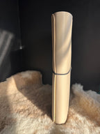 Kožený zápisník A5 - Béžová - Beige - Dlhá verzia
